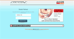 Desktop Screenshot of destek.sampas.com.tr